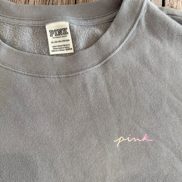 Women's XL VS PINK Campus Crew Sweatshirt - Picture 2 of 6